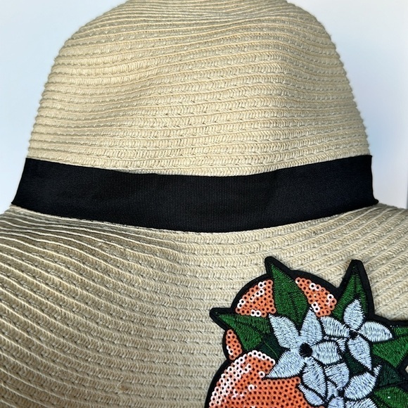 Anna and Ava Fruitville lightweight straw beach hat main image 7